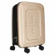 Foldable Wheeled Travel Suitcase 45 L, 57x37x23 cm, ABS/PC, Champagne