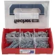 Fischer FIXtainer SX Plugs and Screws Set (210 Pcs)