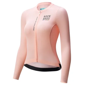 Rockbros ROAD TO SKY Women's Long Sleeve Cycling Jersey M - Pink
