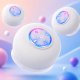 Mini Wireless Bluetooth Speaker with Suction Cup, IPX4, White
