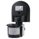 Maclean MCE25 B Wall Motion and Twilight Sensor, 180°, 1200W, Black