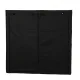 Textile Clothes Wardrobe XXL, Black