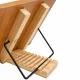 Adjustable Wooden Book and Tablet Stand