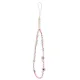 Guess Beads Shell Phone Strap, Pink