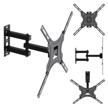 Maclean MC-190 TV Wall Mount, 32-55", up to 25kg, VESA 400x400, Black