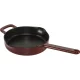 Fissler Moments Collection Cast Iron Frying Pan 24 cm, Burgundy Red