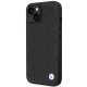 BMW iPhone 14 Case Leather Quilted, Black