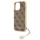 Guess 4G Charms Collection Case for iPhone 13 Pro / 13, Brown