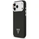 Guess Grained Triangle Logo MagSafe Phone Case Cover iPhone 17 Pro - black