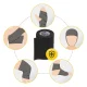 4Fizjo Self-Adhesive Cohesive Bandage 4.5 m x 10 cm, Black