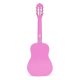 ECOTOYS Large Wooden Guitar for Kids, 6-String, Pink