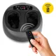 4Fizjo Premium Electric Foot Massager, Black