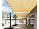 Rectangular Sun Shade Sail, Waterproof Awning 4x3m, Cream