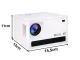 Vaizdo projektorius X6, LCD, „Android TV 11.0“, „Wi-Fi“, „Bluetooth“, HDMI, 720p, 4K palaikymas