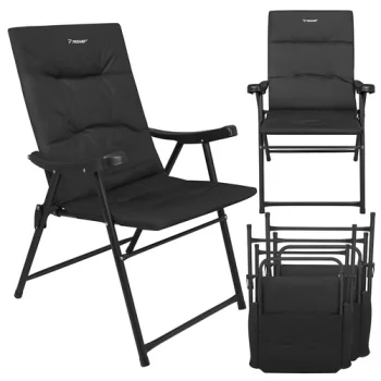 Folding Camping Chair Set Trizand 59x70x91cm, 2 Pcs