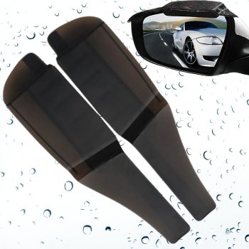 Universal Car Side Mirror Rain Guards Visors, 2 Pcs