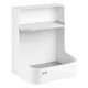 Ergo Office ER-442 Under-Desk Organizer with Shelf, White