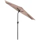 Plonos 488402 Folding Garden Parasol 300 cm with Cover, Beige