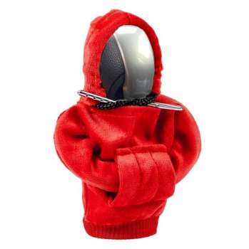 Shift knob cover red