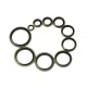 Metal-Rubber Sealing Washer Set, 150 Pcs (M6–M24)