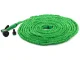 Expandable Garden Hose with 7-Function Spray Gun 45m, Green