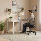 ModernHome Computer Desk 120x60 cm for Home Office and Study, white