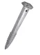 Screw Pile M-Profile 68x800x1.8 mm M12 Hot-Dip Galvanised