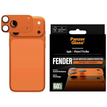 PanzerGlass Fender Camera Protector Tempered Glass Lens  iPhone 17 Pro Max - Orange