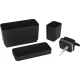 Brabantia Sink Organizer Set with Soap Dispenser, Dark Grey
