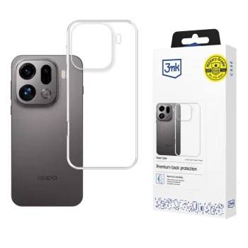 3mk Clear Case for Oppo Find X9 Pro, Transparent