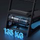 Electric Home Treadmill JK1205, Foldable, 135kg, 16 km/h, Black