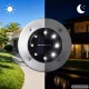 Solar Garden Lights 8 LED, 4 Pcs