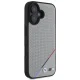 BMW iPhone 16 Case M Perforated Tricolor Line MagSafe, Gray