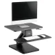 Maclean MC-882 Sit-Stand Desk Converter for Monitor and Keyboard, Black