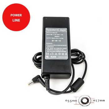 Laptop Power Adapter for Acer 90W, 19V 4.74A, Replacement Charger