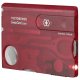 Victorinox SwissCard Lite Multi-Tool Card, Red Transparent