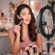 LED RGB Ring Light with Phone Holder and USB Power (34 cm)
