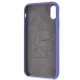 Karl Lagerfeld Silicone Case for iPhone X / Xs, Purple