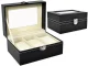 Iso Trade Watch Organizer, 3 Compartments, Black