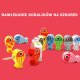Bakalu 3-in-1 Wooden Fishing Game Balancing Dolphin
