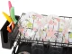 Two-Tier Dish Drying Rack with Drip Tray, Black