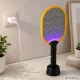 Electric Mosquito Swatter with UV Lamp and USB Charging, Black/Yellow