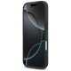 Mercedes Leather Star Pattern Stripes MagSafe Phone Case Cover iPhone 17 - black
