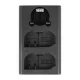 Newell DL-USB-C Dual-Channel Charger and Two EN-EL15b Batteries for Nikon