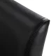 Hairdressing Chair Gabbiano Lucca, Black with Black Base