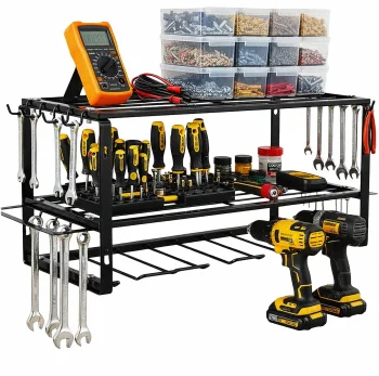 Workshop Tool Organizer Wall Rack Shelf