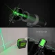 Mini Cross Line Laser Level, 20m, Green Beam
