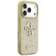 Guess iPhone 17 Pro Case Fixed Glitter Big 4G, Gold