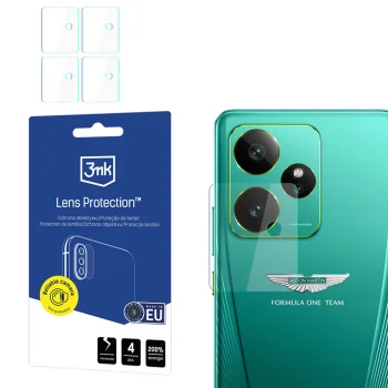 Hibridinis kameros apsauginis stiklas 3mk Lens Protection, skirtas Realme GT 7, 0.16 mm