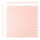 Ricokids large educational foam puzzle mat peach and white